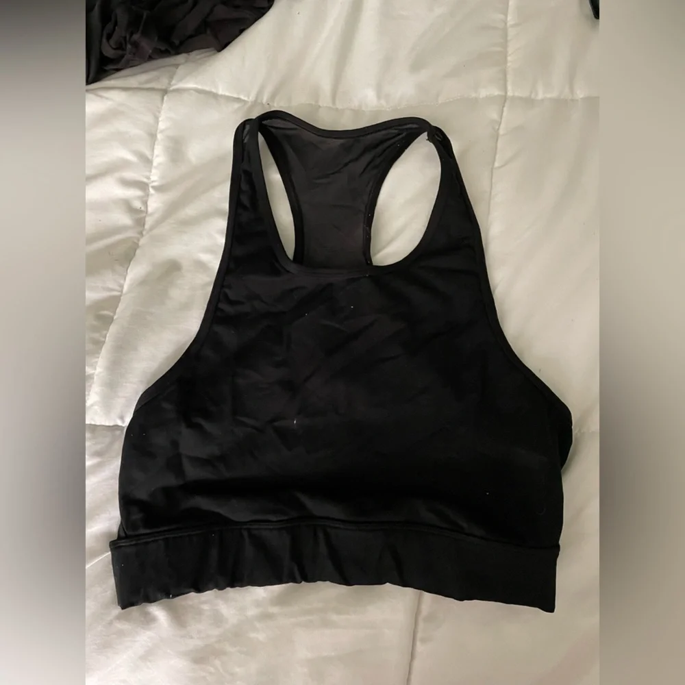 Aerie Black Sports Bra Womens Size Large